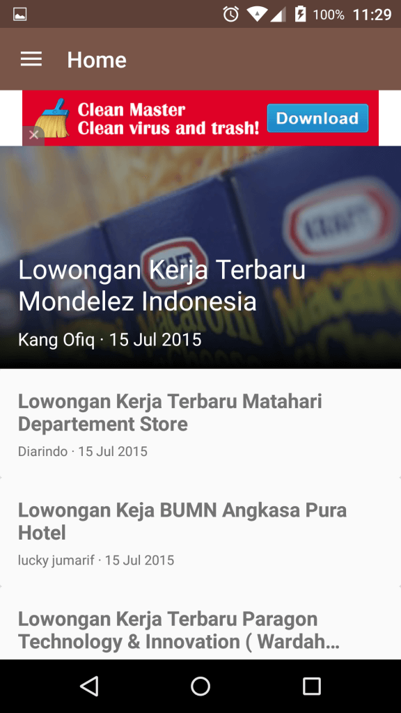 Screenshot Loker Indonesia 1