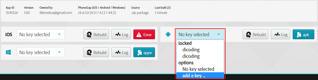 Export APK ke dalam Mode Release dengan Add A Key
