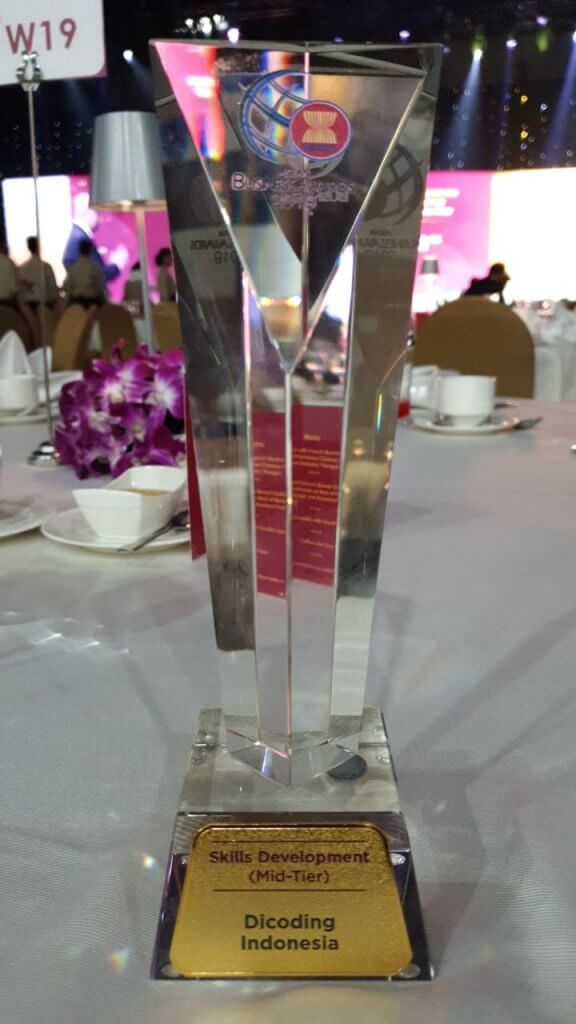 Dicoding meraih ASEAN Business Award